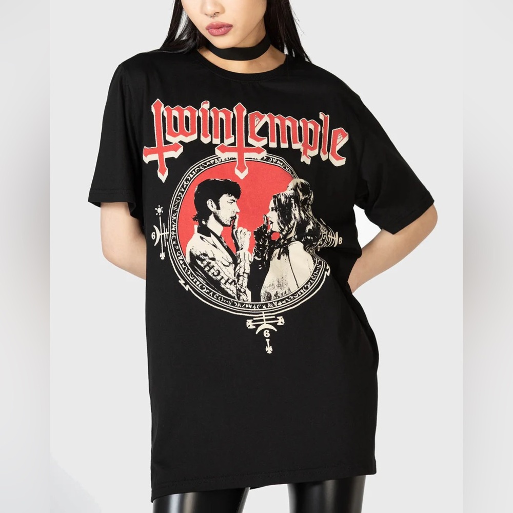 NWT Killstar x Twin Temple Band "Sanguine" Limited Edition T-Shirt XS